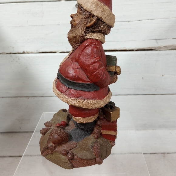 Vintage Signed Tom Clark Christmas Gnome, 1987 Mr Claus Figurine Sculpture Santa - Picture 3 of 12